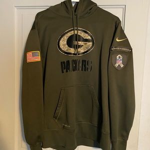 Green Bay Packers salute to service hoodie